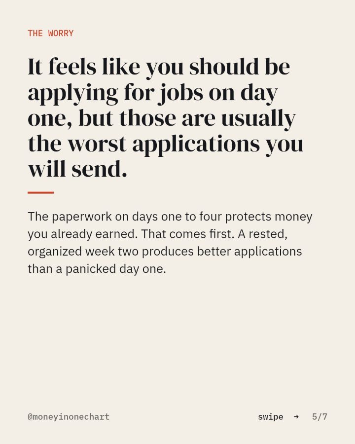 Slide 5 of 7: It feels like you should be applying for jobs on day one, but those are usually the worst applications you will send.
