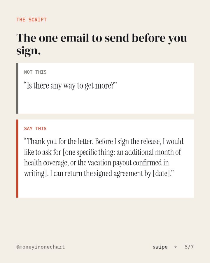 Slide 5 of 7: The one email to send before you sign.